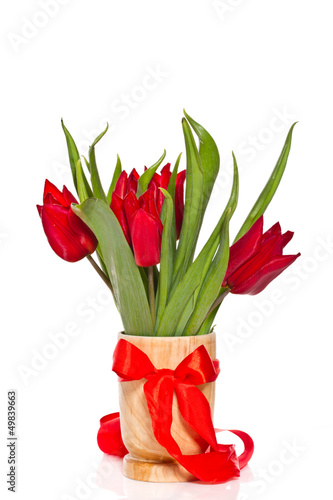 Photo: red tulips red tulips
