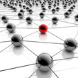 Internet und Social Media - 3D Grafik / 3d Illustration