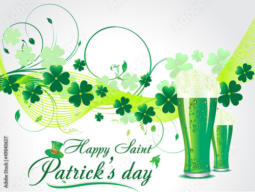 Vector: abstract s.t patrick's background abstract s.t patrick's background