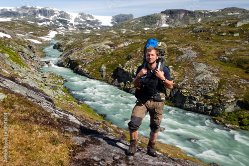 Photo: Trekking im Hardangervidda Nationalpark in Norwegen Trekking im Hardangervidda Nationalpark in Norwegen