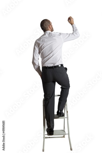 Photo: Writing businessman Writing businessman