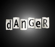 Danger concept.