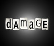 Damage concept.