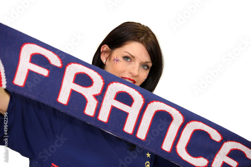 Photo: French football fan French football fan