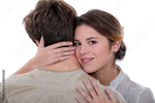 Photo: Young couple hugging Young couple hugging