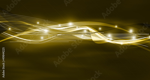 Illustration: digital waves template digital waves template