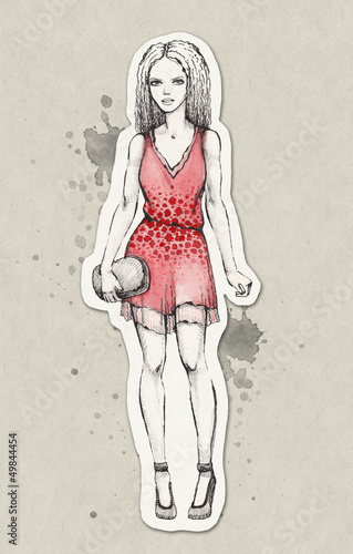 Illustration: Fashion illustration Fashion illustration