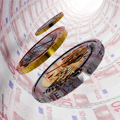 Illustration: 10 Euro Tunnel 10 Euro Tunnel