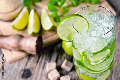 Photo: Fresh mojito drink Fresh mojito drink