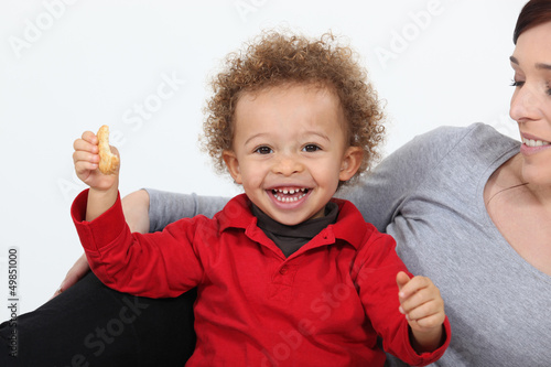 Photo: Portrait of a cute kid Portrait of a cute kid