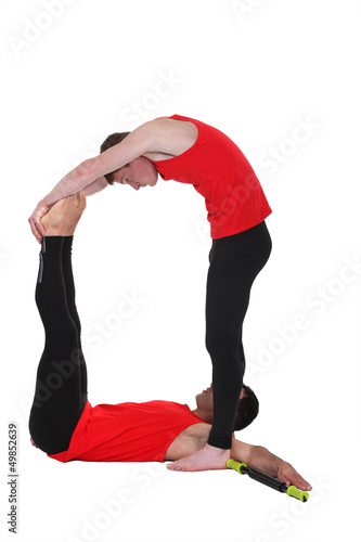 Photo: Male athletes Male athletes