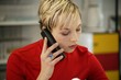 woman talking on the phone
