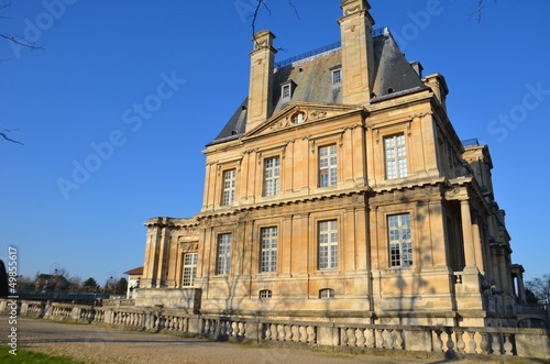 Photo: Château de Maisons dans les Yvelines vue de côté, Château de Maisons dans les Yvelines vue de côté,