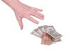Money in a mousetrap