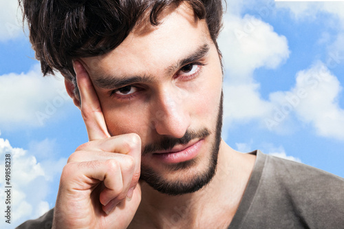 Photo: Handsome man portrait Handsome man portrait