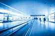 Escalator in modern interior toned Escalator in modern interior toned