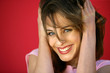 Photo: Young woman with bright smile Young woman with bright smile