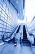 Escalator in modern interior toned Escalator in modern interior toned
