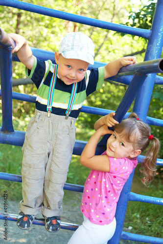 Photo: children on the playground children on the playground