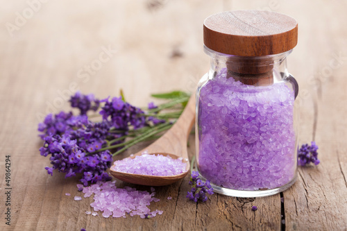 Photo: lavender salt lavender salt