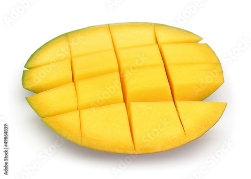 Photo: Mango slice cut Mango slice cut