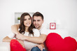 Portrait of loving couple