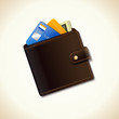 Wallet business icon