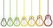 energy saving multicolor light  bulb