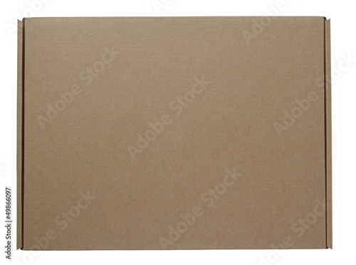 Photo: brown cardboard carton box brown cardboard carton box