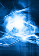 digital blue abstract design