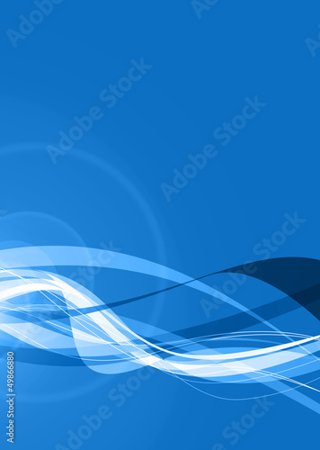 Illustration: digital blue wave digital blue wave