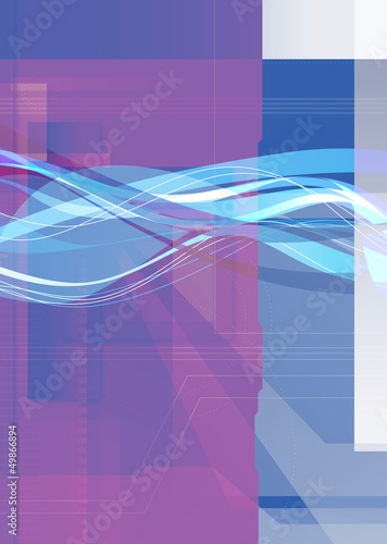 Illustration: digital wave design digital wave design