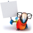 Fun parrot