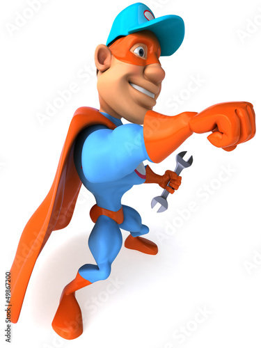 Illustration: Super mechanic Super mechanic