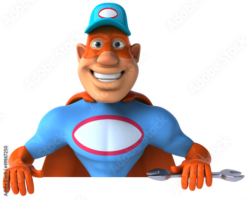 Illustration: Super mechanic Super mechanic