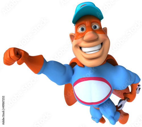 Illustration: Super mechanic Super mechanic