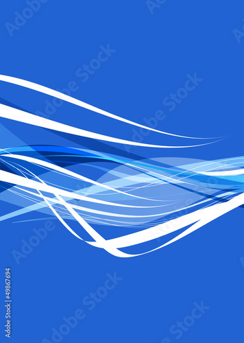 Illustration: digital blue wave design digital blue wave design