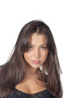 pretty brunette face