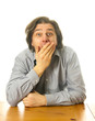 surprised man