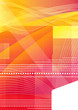warm graphic abstract