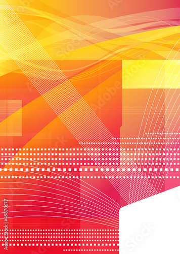 Illustration: warm graphic abstract warm graphic abstract