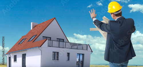 Photo: Architect and home construction Architect and home construction