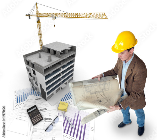 Photo: Building project, general view Building project, general view