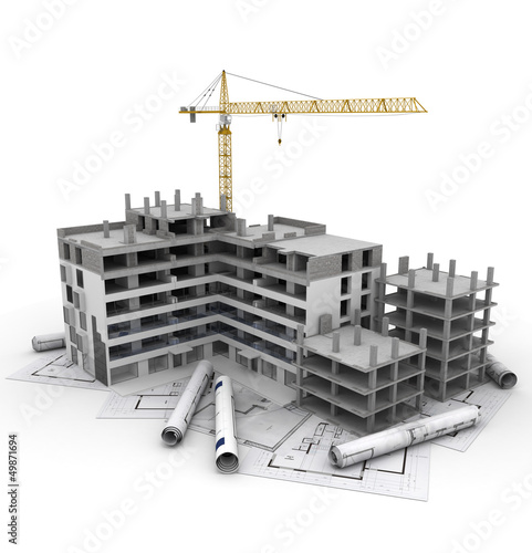 Photo: Construction project in progress Construction project in progress