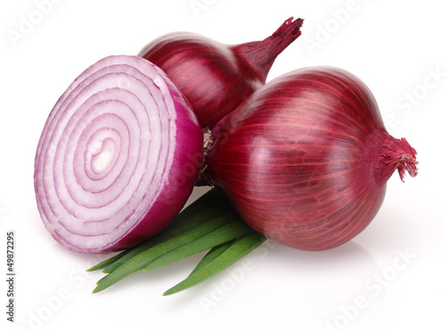 Photo: Red Onions and Fresh Scallion Red Onions and Fresh Scallion