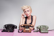 three phones