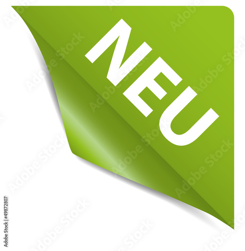 Vector: Neu / New Ecke grün Neu / New Ecke grün