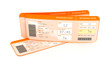 Airplane boarding pass tickets.