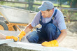 sidewalk pavement construction works