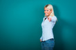 Foto: mit dem finger deuten mit dem finger deuten